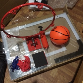 pambata basketball hoop board and ring set Ideal pang sabit sa pinto bnew