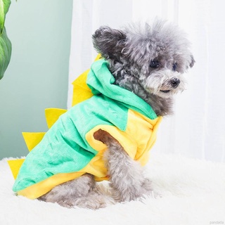 Pet Dog Clothes Small Pet Costume Halloween Dinosaur Costume Puppy Outfits Funny Dressing Up Costume for Dog