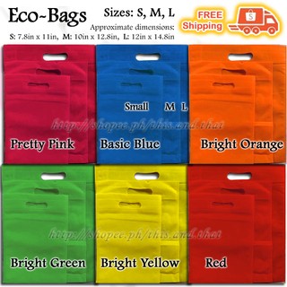 Eco Bags FLAT Ecobags Woven Flat Ecobag SOLD PER PIECE