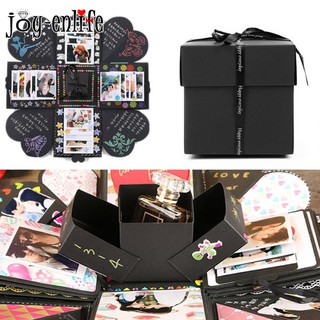 1set DIY Explosion Gift Box Suprise Box Valentine's Day Present Scrapbook Photo Album Wedding Birthd