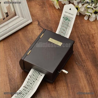 (rcer)10pcs 15 Tones Blank Paper Tape DIY Hand Cranked Music Box Compose Music Papers
