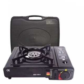 Portable Butane Gas Stove Mini Camping with Case