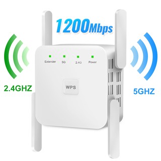 5Ghz Wireless WiFi Repeater 1200Mbps Router Wifi Booster 2.4G Wifi Long Range Extender 5G Wi-Fi Sign