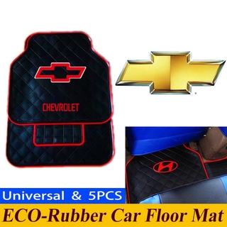 5PCS/Set Universal Car Floor Mat ECO-Rubber Waterproof Anti-dirty (3)