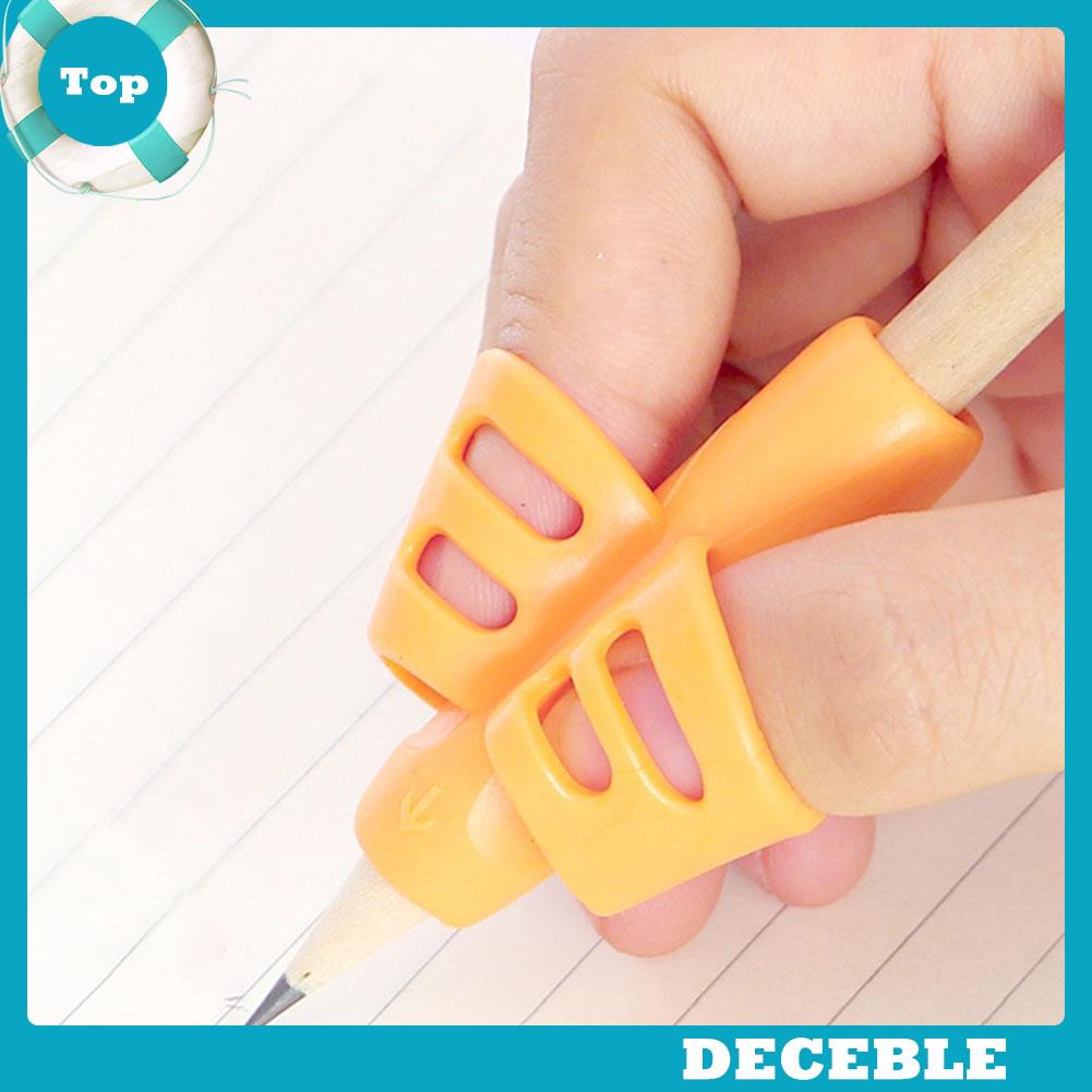 [Dece] 3pcs Kids Writing Pencil Holder Learning Pen Aid Grip Posture Correction