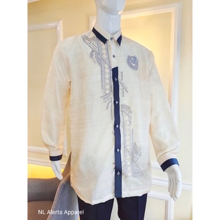 MODERN TAGALOG BARONG FOR MEN WITH EAGLE'S CLUB LOGO (6)