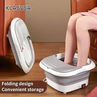 LS✔ Foldable Electric Foot Massage Machine Bath Tub with Heat, Foot Spa (COD)