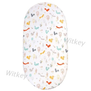 wit♣ Baby Diaper Changing Pad Cartoon Printed Cradle Cover Infant Mattress Crib Sheet