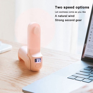 portable electric fan✧Usb Mini Fold Fans Electric Portable Hold Small Originality Household Electric (3)