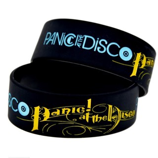 Panic at The Disco rock band music Silicone Rubber Wristband bracelet jewelry