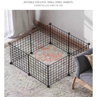 DIY Pet Fence Dog Fence Pet Playpen Dog Playpen Crate For Puppy, Cats, Rabbits 35cm x 35cm (3)