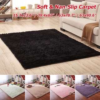 Fluffy Rugs Anti-Slip Shaggy Rug Super Soft Carpet Mat Living Room Floor Decor chenyuancherry