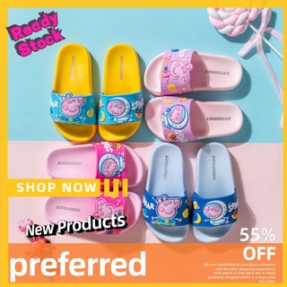 peppa pig Peppa Pig Children's Slippers Summer Child Baby Non-Slip Cute Household Indoor Bath Boys Girls Sandals