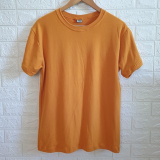 Unisex Plain Round Neck Shirt - Cotton Spandex