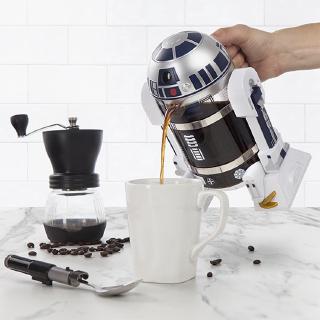 Star Wars R2D2 robot mini hand coffee machine insulation pot coffee pot Mocha law pot Coffee Kitchen