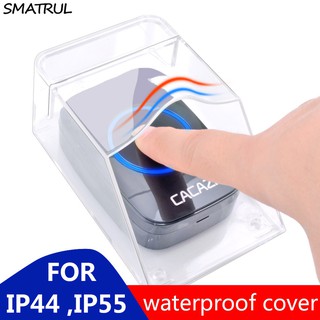 SMATRUL Waterproof Cover outdoor Transparent For Wireless Doorbell home Door Bell Ring Chime Button (1)