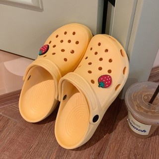 JEIKY Ladies STRAWBERRY Clogs Crocs-like Sunny Sandals #CC540 (Add one size)