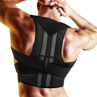 Adjustable Adult Corset Back Posture Corrector Therapy Shoulder Lumbar Brace Spine Support Belt