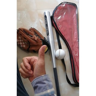 Oak Aluminum Children's Baseball Set Baseball Rod + Gloves + Baseball Good Gift Three Pieces for Kid (5)