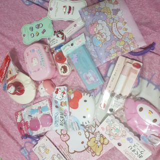 Assorted sanrio products