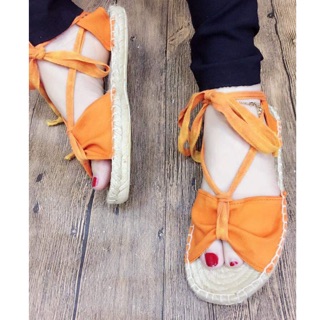 Korean fashion Ribbon sandals