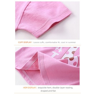 【TS】0-5Y Summer Boys Clothing Cute Baju Bayi Shirts Kids Short Cotton Sleeve T shirt+Shorts 2Pcs/set (8)