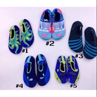 Baby&kid korean design aqua shoes