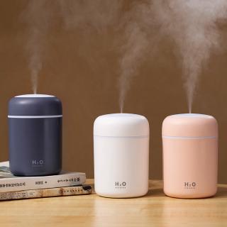 [Ready Stock]USB Cool Mist Humidifier, 300ml Mini Portable Humidifier with 7 Color LED Night Light, Adjustable Mist Mode and Auto Shut-Off, Quiet Operation for Kid