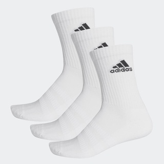 adidas TRAINING Cushioned Crew Socks 3 Pairs Unisex White DZ9356
