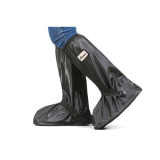 # 212 Rainproof Shoe Cover High Tube Thickened Bottom Riding Outdoor WaterProof Shoe Cover Black