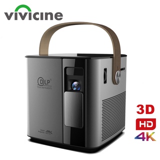 ∏✕Vivicine Newest P12 3D 4K Projector,Android WIFI HDMI USB 1080p Full HD Home Theater Proyector 120