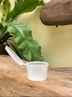 100pcs 30ml / 90ml Sauce Cup with lid (2)