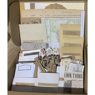 Vintage/Aesthetic Journal Kit for Junk Journal and Scrapbooking