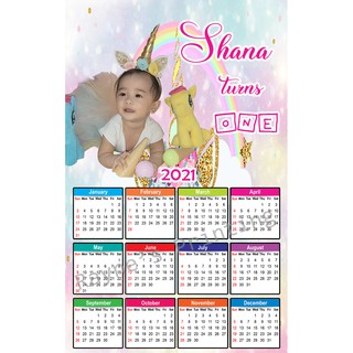 Calendar Ref Magnet for Souvenir atm size, Souvenir for any occassion (birthday, christening)
