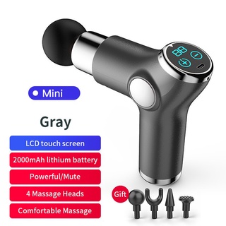 Mini Muscle Theragun Massage Gun Massage Body Neck Massager Deep Tissue Percussion Relaxation PainFascia gun 32 Speed Adjustment Electric massager Physiotherapy instrument Gym equipment Relaxing muscles