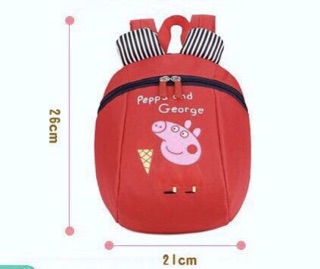 Cod peppa anti theft kids backpack (4)