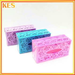 kes* Tissue box household creative rectangular plastic multifunctional simple style