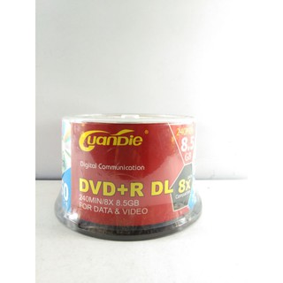 240MIN 8X DVD+ DL 8.5GB BLANK DISC DVD FOR DATA &VIDEO 50 DISCS