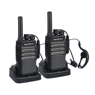 SOCOTRAN WH-318 Mini Walkie Talkies UHF 400-470 MHZ 16 Channels Radio Comunicador Profissional suppo (1)