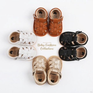 HIIU Baby Sandals Korean Cute Breathable Non-slip Walking Shoes And Sandals Unisex For Summer 0-18M