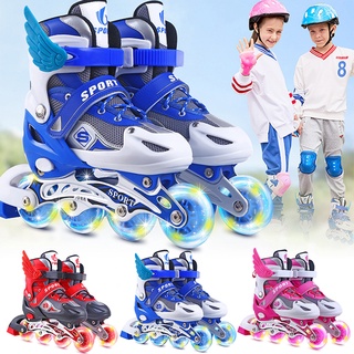 Roller Skates Rollerskates Kids Skates Shoes Adjustable Inline Skates For Kids Skating Shoes