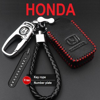 Honda car key cover new CRV 10 generation Civic accord enjoy domain xrv Lingpai bingzhifeidu leather car key case