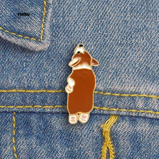 Richu_Cartoon Dog Paw Enamel Brooch Pin Denim Jacket Backpack Badge Jewelry Decor