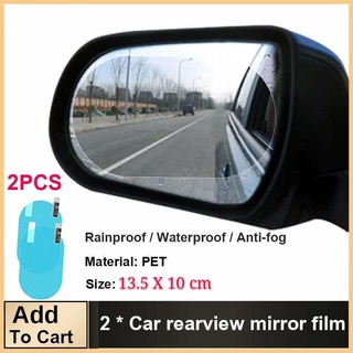 Mirrors & AccessoriesCAR DOOR♧TOWN SHOP 2 PCS Rainproof Car Rearview Mirror Anti-fog Protective Film