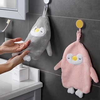 Creative Cartoon Penguin Design Hand Towel