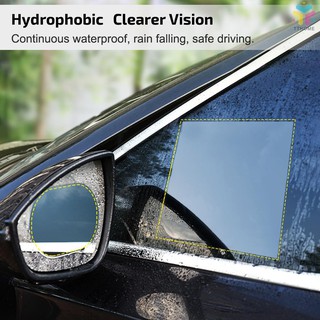 T&T Car Side Window Film HD Anti-Fog Anti-Scratch Nano Coating Rainproof Waterproof Rear View Mirror