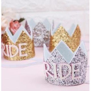Glittery Bride Crown Party Hat [id725]