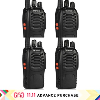 4 pcs baofeng bf-888s walkie talkie 888 portable handphone purse telsiz intercom intercom hunting 1