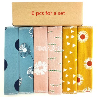 Reusable Unpaper Towels Kitchen Paper Replacement Cleaning Cotton Wipes Bamboo Fiber Kitchen Dish Towel Rolls