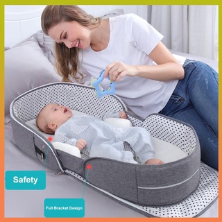 【Available】<FRB> Breathable Portable Sleeping Baby Bed Crib For Baby Multi-Function Travel Mosquito